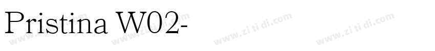 Pristina W02字体转换